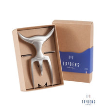 Laden Sie das Bild in den Galerie-Viewer, Fleischgabel mit Halter, Inox TRIDENS