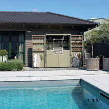 Laden Sie das Bild in den Galerie-Viewer, Aussenküche "la Maleta" mit el Maestro 60x40cm azado Grill