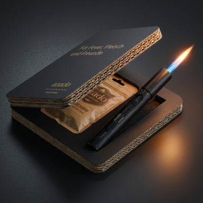 Per fuoco, carne e amici: set regalo grill