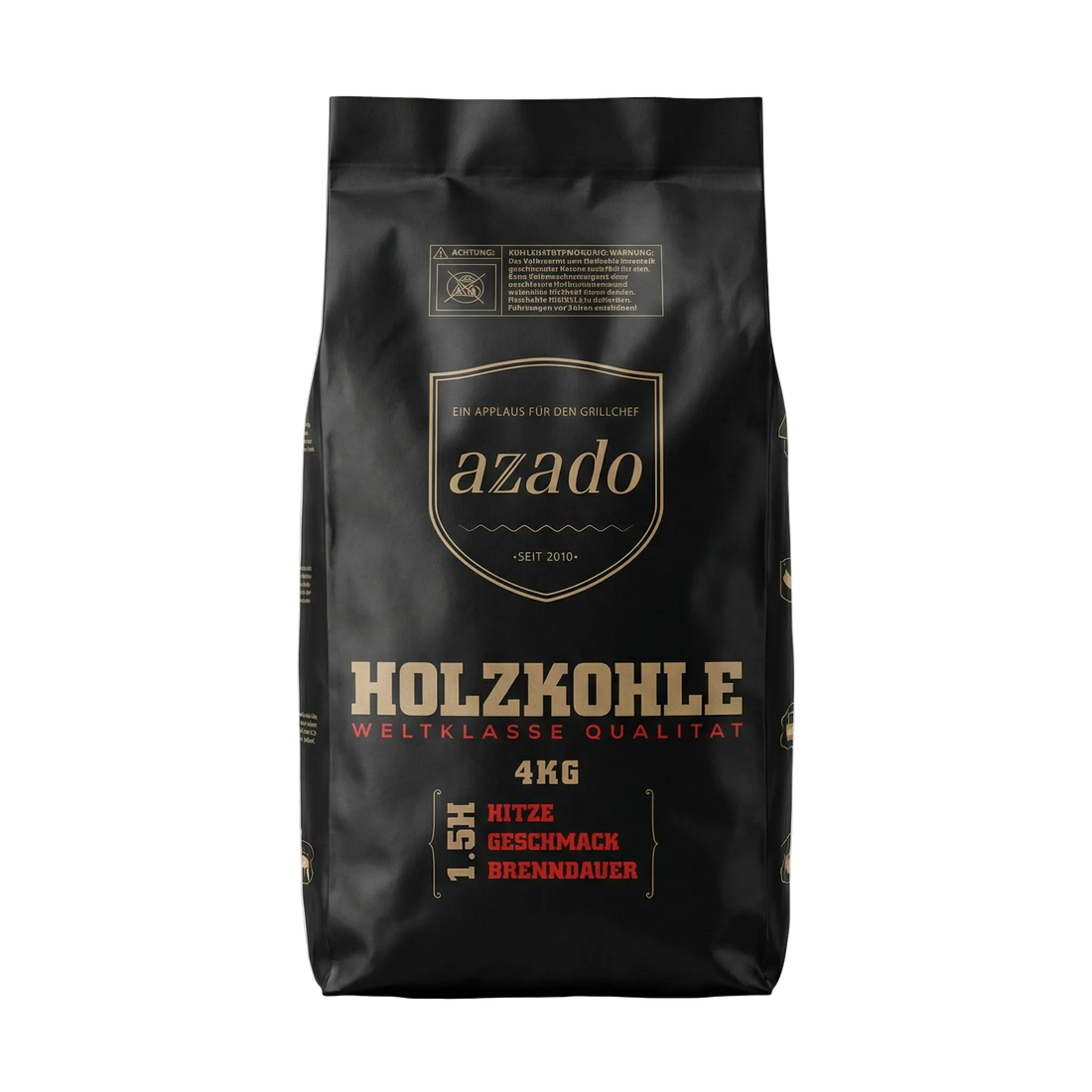 azado Grill Buchenholzkohle Original 4kg