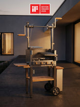 Laden Sie das Bild in den Galerie-Viewer, azado Grill El Jefesito 60x40cm mit Gaselement