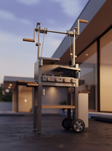 Laden Sie das Bild in den Galerie-Viewer, azado Grill El Jefesito 60x40cm mit Gaselement