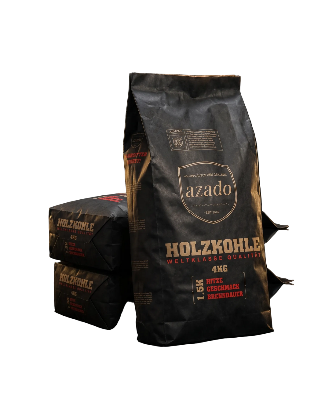azado Holzkohle – Premium Grillkohle