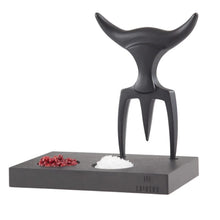 Laden Sie das Bild in den Galerie-Viewer, Tridens Onyx Special Edition Handgemacht Chromstahl Gabel mit Schwarzer Halteplatte