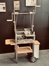 Laden Sie das Bild in den Galerie-Viewer, azado Grill El Jefesito 60x40cm mit Gaselement