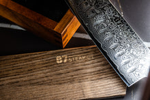 Laden Sie das Bild in den Galerie-Viewer, 87-STEAKart Damast Santokumesser