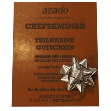 Laden Sie das Bild in den Galerie-Viewer, Gutschein azado Chefseminar