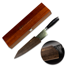 Laden Sie das Bild in den Galerie-Viewer, 87-STEAKart Damast Chefmesser