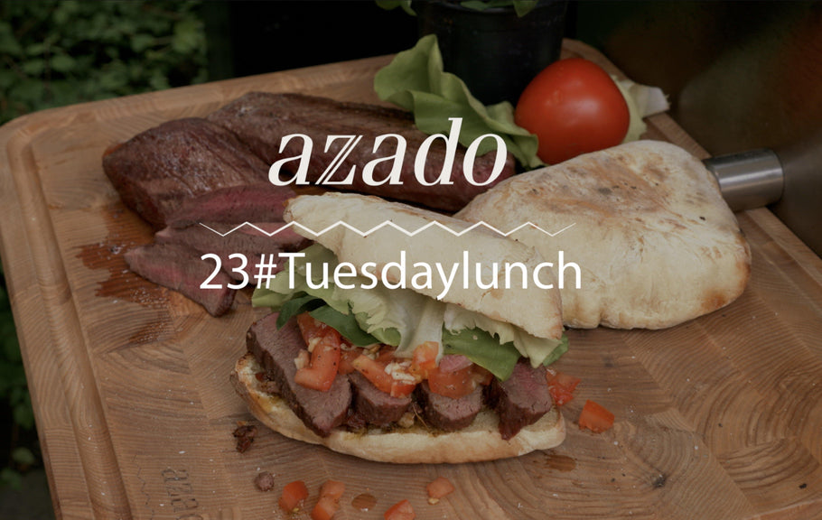 azado Grill Tuesdaylunch 23, ultimativer Lamm-Burger