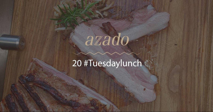 azado Grill Tuesdaylunch 20, Knuspriger Schweinebauch