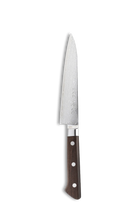 Chargez l'image dans la visionneuse de la galerie, ISSHO TABERU Gold Damast Petit Kochmesser 140mm freigestellt
