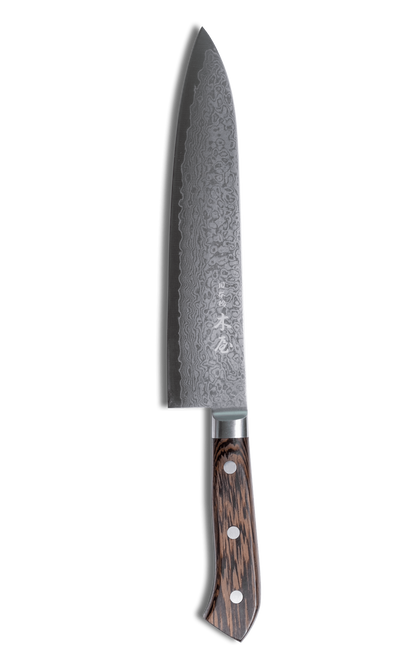 ISSHO TABERU Damast Gyuto Kochmesser 200mm matt