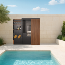 Laden Sie das Bild in den Galerie-Viewer, Aussenküche "la Maleta" mit el Maestro 60x40cm azado Grill
