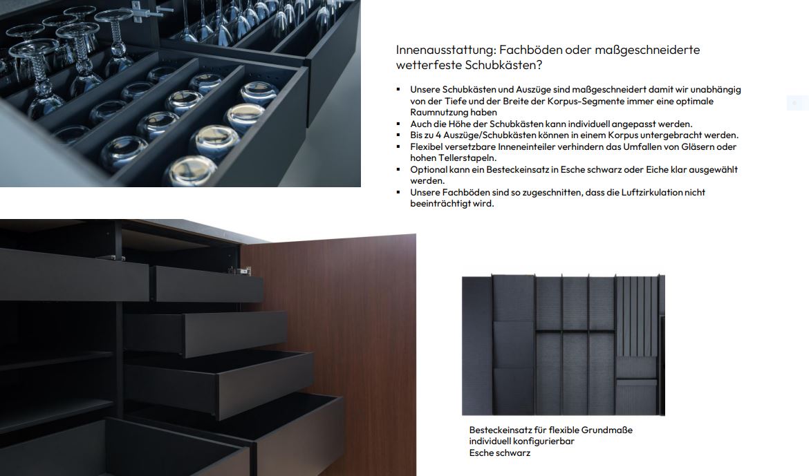 Aussenküche Sombra 3m – Bild 5