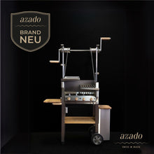 Laden Sie das Bild in den Galerie-Viewer, azado Grill El Jefesito 60x40cm mit Gaselement
