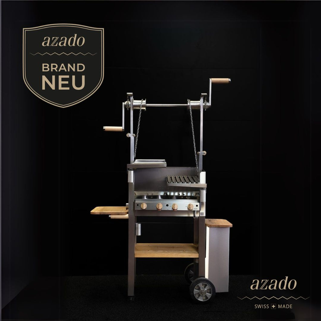 azado Grill El Jefesito 60x40cm mit Gaselement