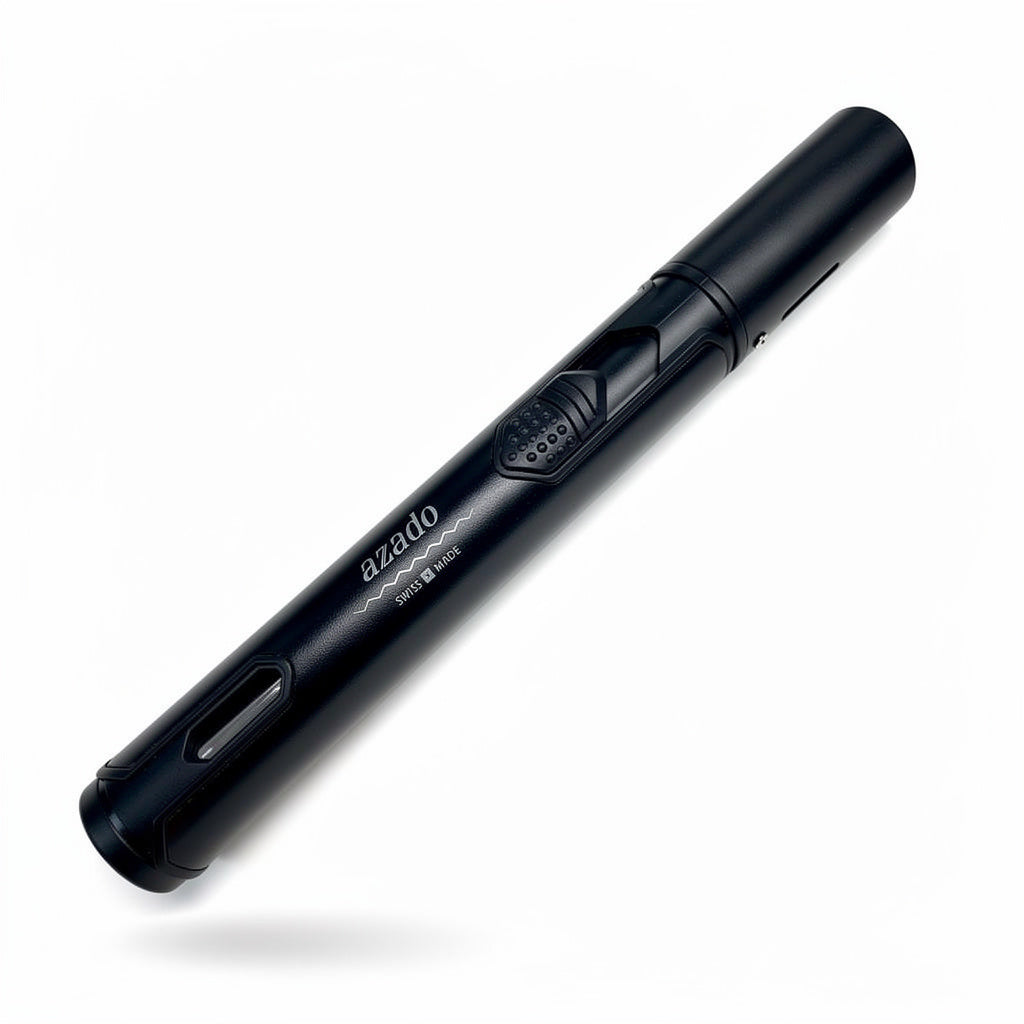 azado Premium Stabfeuerzeug - Matt-Schwarz mit Jet-Flame