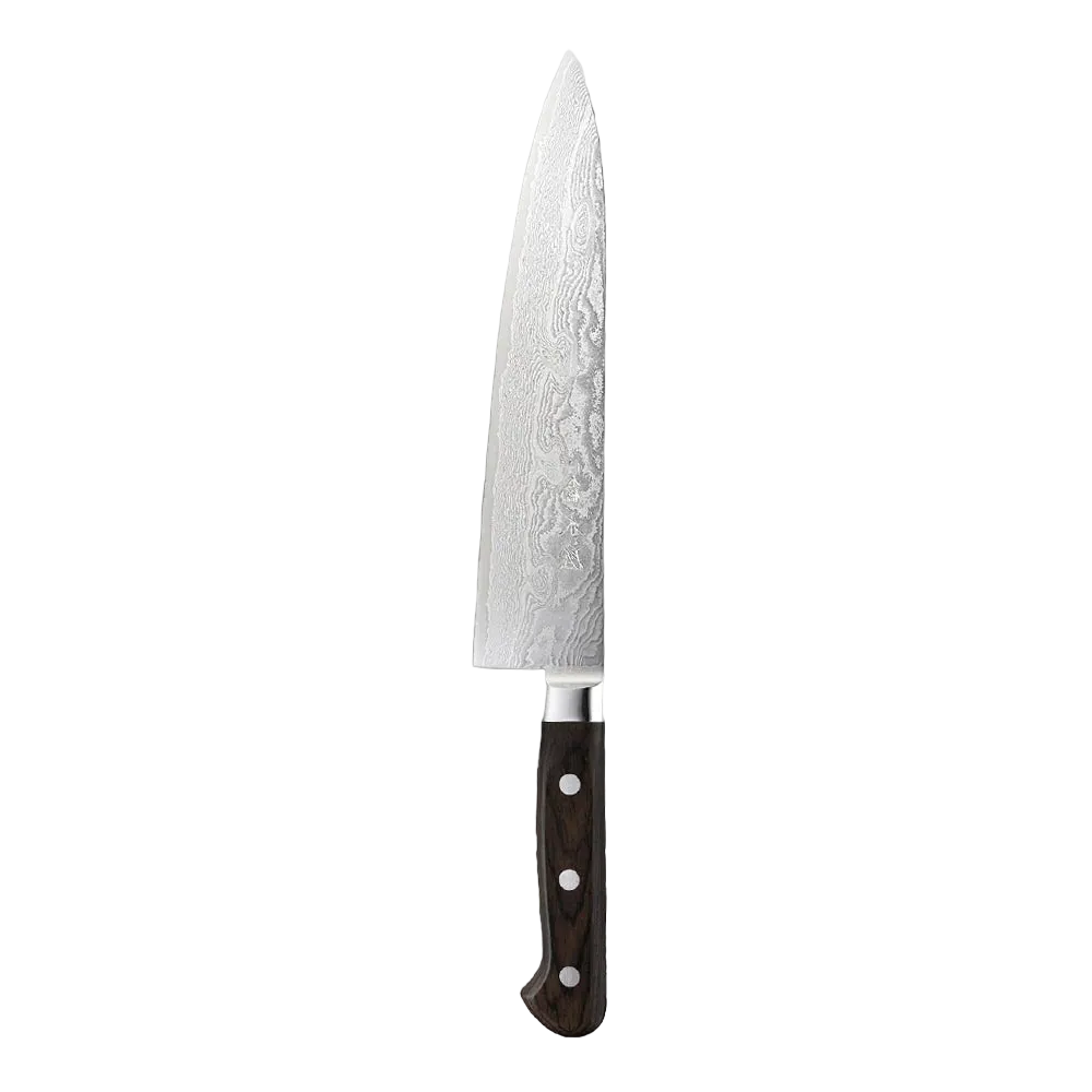 ISSHO TABERU Gold Damast Gyuto Kochmesser 210mm