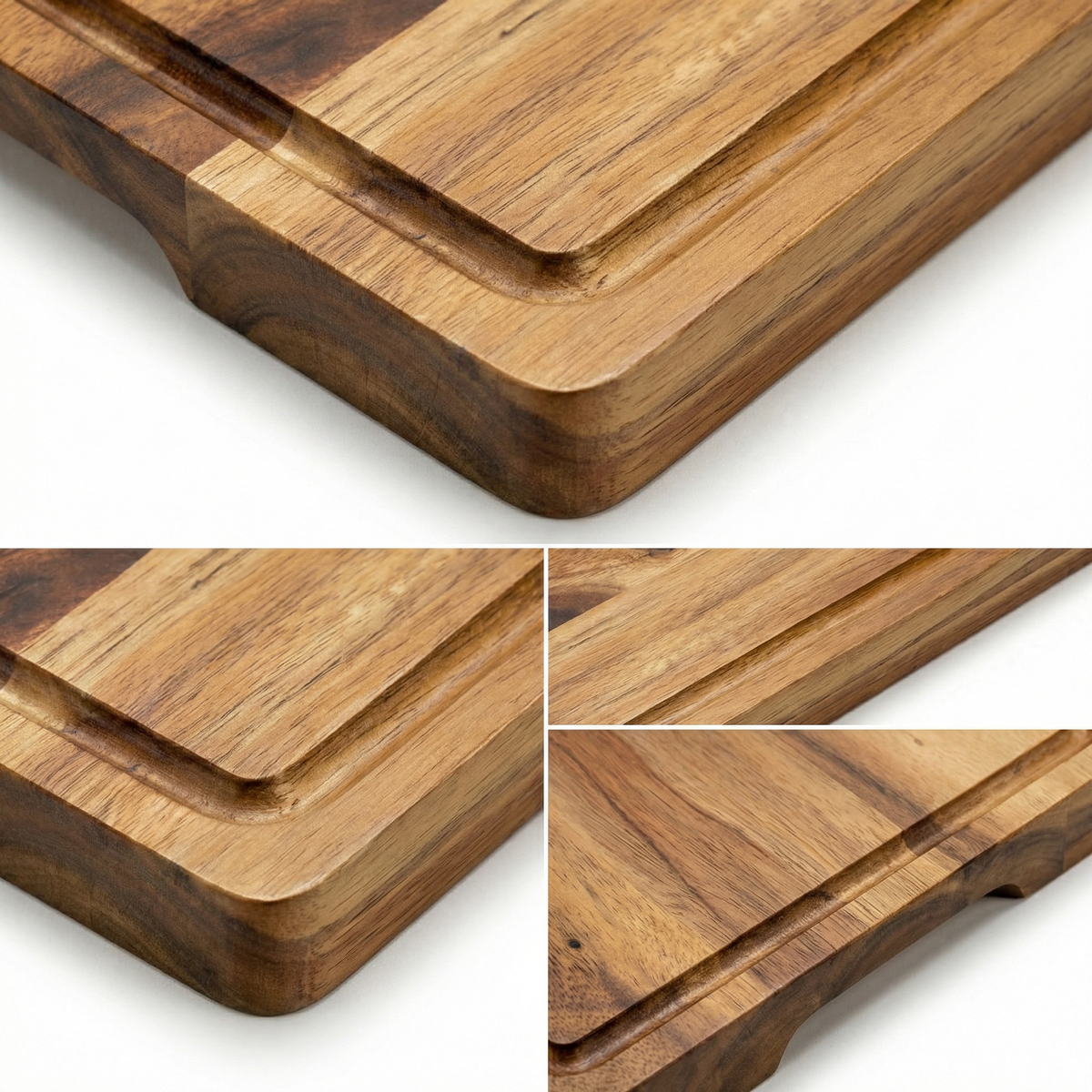 87-STEAKart Schneidebrett 40x30cm mit Saftrille & Auffangmulde – Bild 7