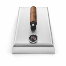 Laden Sie das Bild in den Galerie-Viewer, Cornel Gardeckel / Kohleretter aus Edelstahl mit Thermometer
