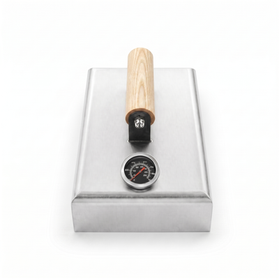 Cornel Gardeckel / Kohleretter aus Edelstahl mit Thermometer