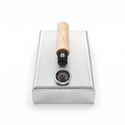 Cornel Gardeckel / Kohleretter aus Edelstahl mit Thermometer