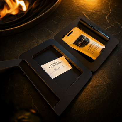 azado Geschenkset mit personalisierbarer Karte «Ein Applaus für den Grillchef»