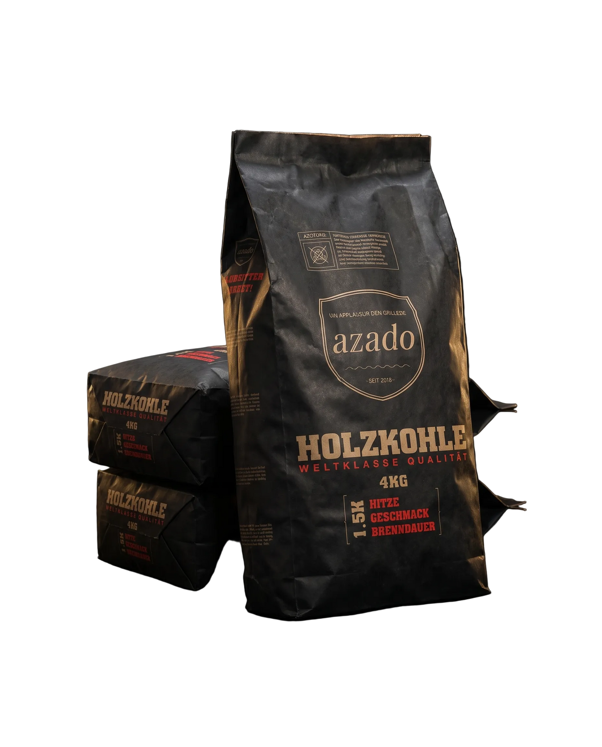 azado Holzkohle – Premium Grillkohle