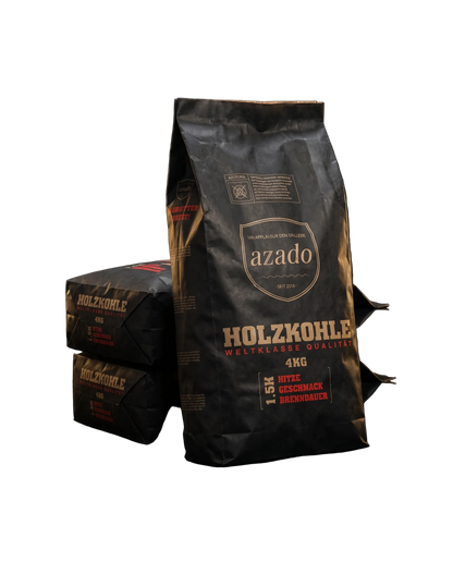 azado Holzkohle – Premium Grillkohle
