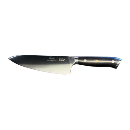 azado Chefmesser AZ301, Klinge mit Gravur azado und German 1.4116, Holzgriff mit Mosaikniete