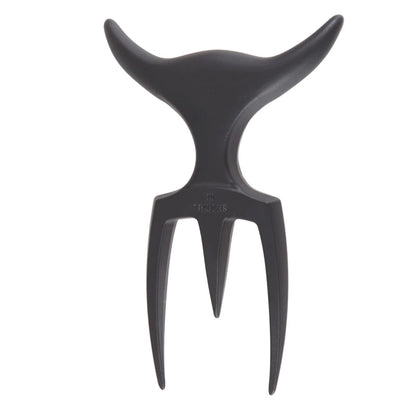 Tridens Fleischgabel Onyx Special Edition Handgemacht Edelstahl 316L Schwarz – Bild 2
