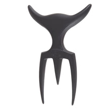 Laden Sie das Bild in den Galerie-Viewer, Tridens Onyx Special Edition Handgemacht Chromstahl Gabel mit Schwarzer Halteplatte
