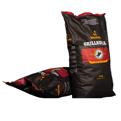 BlackSellig Premium Steakhouse-Grillkohle (10 kg) Quebracho Blanco