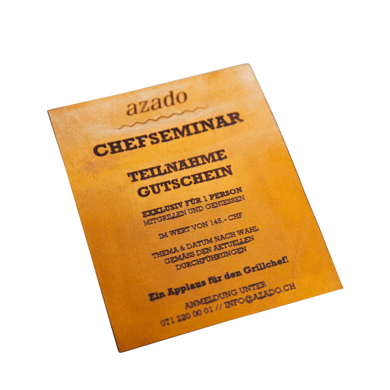 Gutschein azado Chefseminar - Azado AG