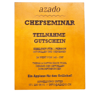 Gutschein azado Chefseminar - Azado AG