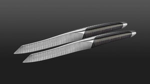 Swiss Knife Damast Steakmesser Set