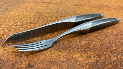 Swiss Knife Steakbesteck Damast – Bild 3